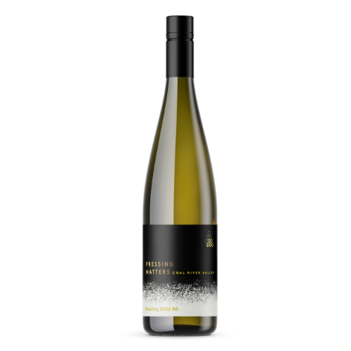Pressing Matters R0 Riesling 2022 white wine bottle