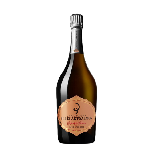 Billecart-Salmon Cuvée Rosé Elisabeth Salmon 2008 Magnum Champagne bottle on a white background
