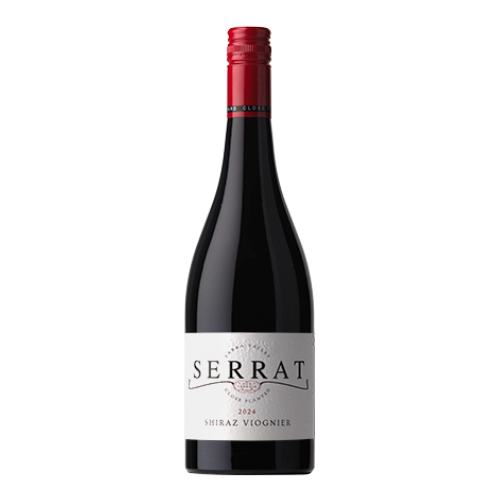 Serrat Shiraz Viognier 2024 Australian red wine bottle in white background