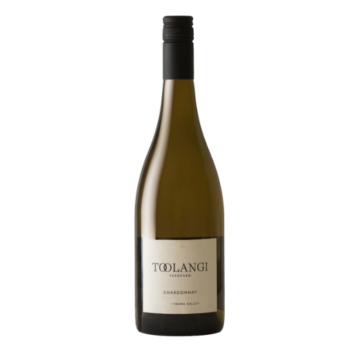 2024 Toolangi Chardonnay wine bottle on a white background.