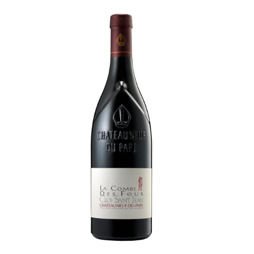 Clos Saint Jean Châteauneuf-du-Pape La Combe des Fous Rouge 2016 red wine methuselah 6L in white background