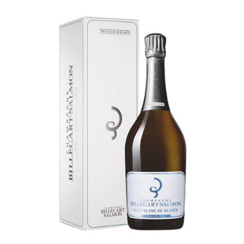 Billecart-Salmon Le Blanc de Blancs NV gift boxed Magnum Champagne bottle on a white background
